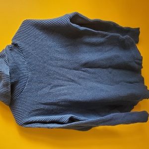 Navy blue turtle neck